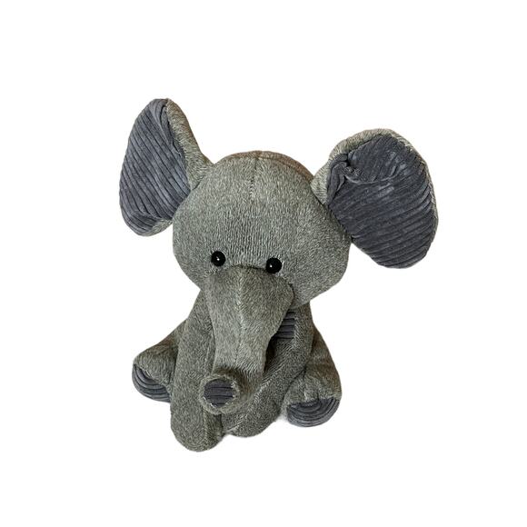 Gray Plush Elephant Stuffed Animal - Humphrey toys nursery decor - Picture 6 of 12